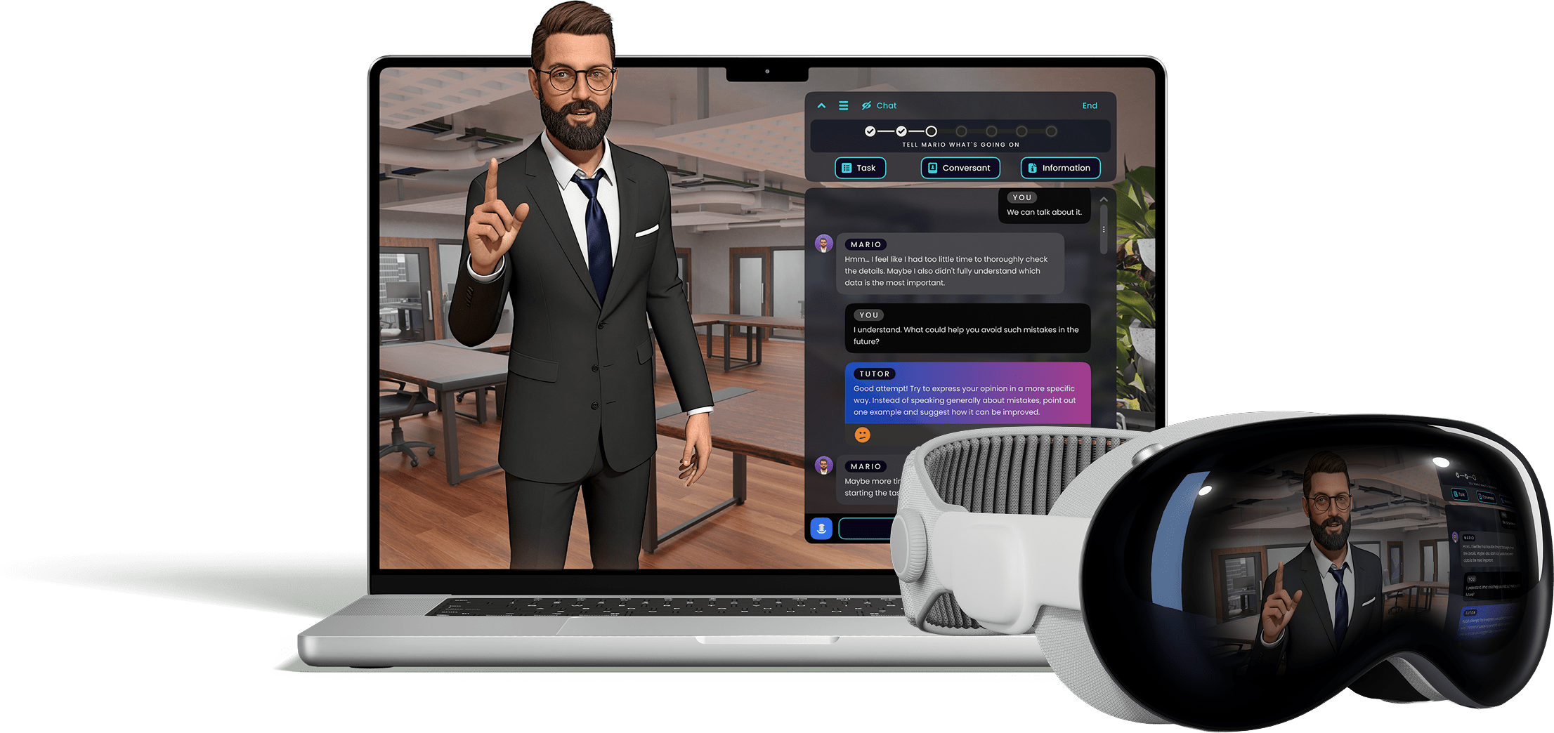 Metaskills on Desktop and VR