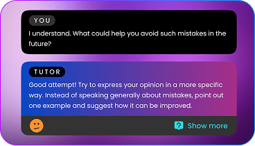 Real-time AI coaching