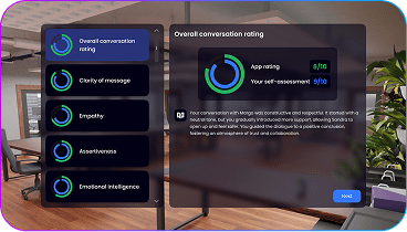 AI vs self-assessment comparison